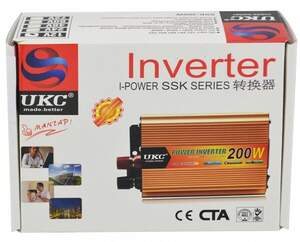 Перетворювач напруги (інвертор) 12-220V 200W