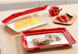 Багаторазовий вакуумний лоток для зберігання харчових продуктів Clever Tray