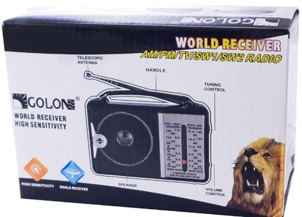 Радіоприймач акумуляторний Golon RX-607 AC Радіоприймач акумуляторний Golon RX-607 AC
