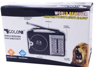 Радіоприймач акумуляторний Golon RX-607 AC