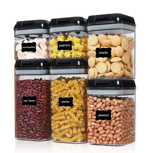 Органайзер для сипучих Food Storage Container 6 Контейнерів | Набір пластикових контейнерів для круп Органайзер для сипучих Food Storage Container 6 Контейнерів | Набір пластикових контейнерів для круп