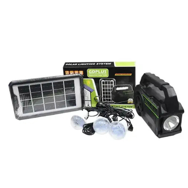 Портативна сонячна автономна система Solar Light DT-9018 панель похідний ліхтар радіо повербанк Портативна сонячна автономна система Solar Light DT-9018 панель похідний ліхтар радіо повербанк