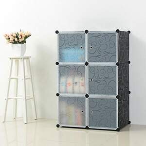 Пластикова шафа Storage Cube Cabinet MP-39-61, 7 секцій Пластикова шафа Storage Cube Cabinet MP-39-61, 7 секцій