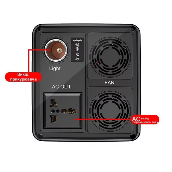 Зарядна станція Yachu 12,8V/12Ah/200W Повербанк із розеткою 220В | Інвертор акумуляторний Зарядна станція Yachu 12,8V/12Ah/200W Повербанк із розеткою 220В | Інвертор акумуляторний
