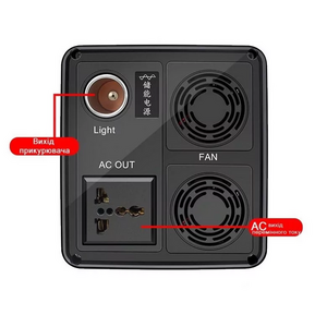 Зарядна станція Yachu 12,8V/12Ah/200W Повербанк із розеткою 220В | Інвертор акумуляторний Зарядна станція Yachu 12,8V/12Ah/200W Повербанк із розеткою 220В | Інвертор акумуляторний