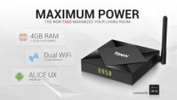 Смарт ТБ приставка Tanix TX6S H616 4K 4/32GB Android 10 Смарт ТБ приставка Tanix TX6S H616 4K 4/32GB Android 10