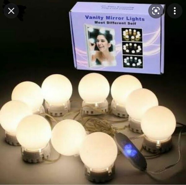 LED лампочки 10 шт для дзеркала 3 режими Mirror lights-meet different живлення USB LED лампочки 10 шт для дзеркала 3 режими Mirror lights-meet different живлення USB